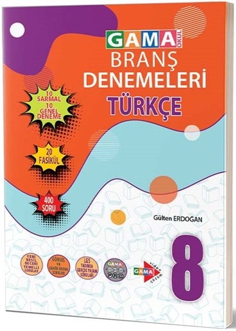 Gama 8. Sınıf Türkçe 20 Fasikül Deneme Gama Yayınları