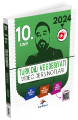 Dizgi Kitap 2024 10. Sınıf Türk Dili ve Edebiyatı Video Ders Notları - Deniz Bozkurt Dizgi Kitap