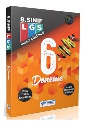 Yanıt 8. Sınıf LGS 6 Deneme Video Çözümlü Yanıt Yayınları