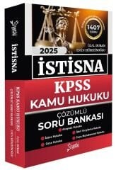 Yetki 2025 KPSS A Grubu Kamu Hukuku İSTİSNA Soru Bankası Çözümlü - Özal Duran Yetki Yayıncılık