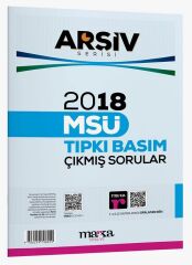 Marka 2018 MSÜ Çıkmış Sorular Tıpkı Basım Çözümlü Arşiv Serisi Marka Yayınları