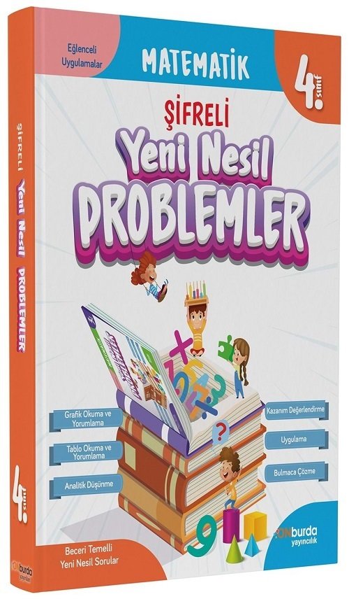 Onburda 4. Sınıf Şifreli Matematik Problemler Onburda Yayınları