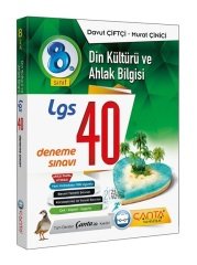 Çanta LGS 8. Sınıf Din Kültürü ve Ahlak Bilgisi 40 Deneme Çanta Yayınları