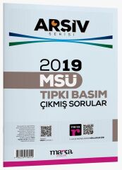 Marka 2019 MSÜ Çıkmış Sorular Tıpkı Basım Çözümlü Arşiv Serisi Marka Yayınları