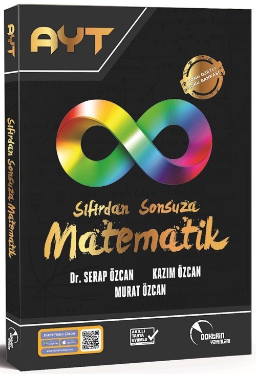 Doktrin YKS AYT Sıfırdan Sonsuza Matematik Konu Özetli Soru Bankası Video Çözümlü Doktrin Yayınları