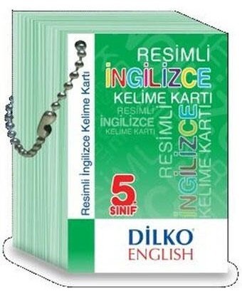 Dilko 5. Sınıf Resimli İngilizce Kelime Kartı Dilko Yayınları