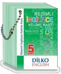 Dilko 5. Sınıf Resimli İngilizce Kelime Kartı Dilko Yayınları