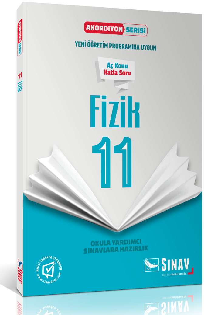 SÜPER FİYAT - Sınav 11. Sınıf Akordiyon Fizik Aç Konu Katla Soru Sınav Yayınları