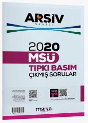 Marka 2020 MSÜ Çıkmış Sorular Tıpkı Basım Çözümlü Arşiv Serisi Marka Yayınları