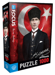 1000 Parça Puzzle - Mustafa Kemal Atatürk Blue Focus Games