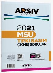 Marka 2021 MSÜ Çıkmış Sorular Tıpkı Basım Çözümlü Arşiv Serisi Marka Yayınları