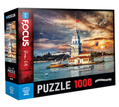 1000 Parça Puzzle - MaidenS Tower Kız Kulesi Blue Focus Games