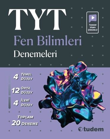 Tudem YKS TYT Fen Bilimleri 20 Deneme Video Çözümlü Tudem Yayınları