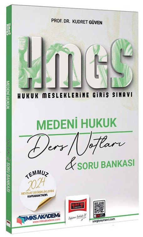 Yargı 2025 HMGS Medeni Hukuk Ders Notları ve Soru Bankası Yargı Yayınları