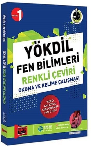 Yargı YÖKDİL Fen Bilimleri Renkli Çeviri Okuma ve Kelime Çalışması - Fuat Başkan Yargı Yayınları