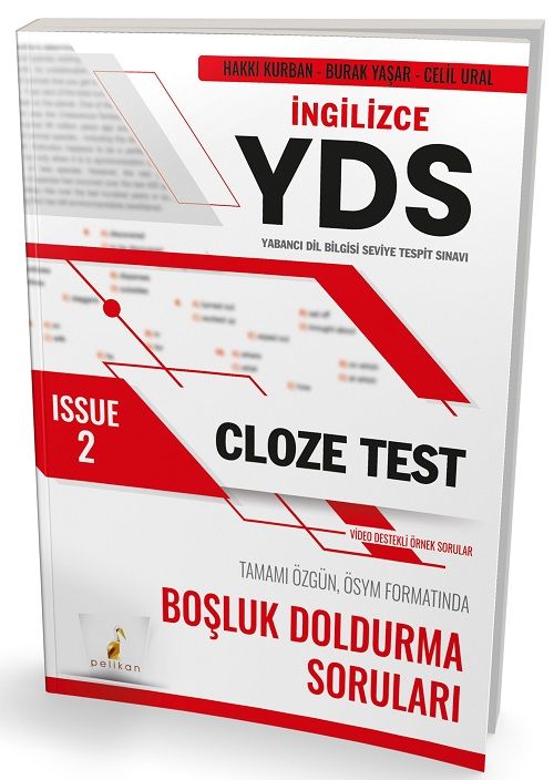 Pelikan YDS İngilizce Issue-2 Boşluk Doldurma Soruları Pelikan Yayınları