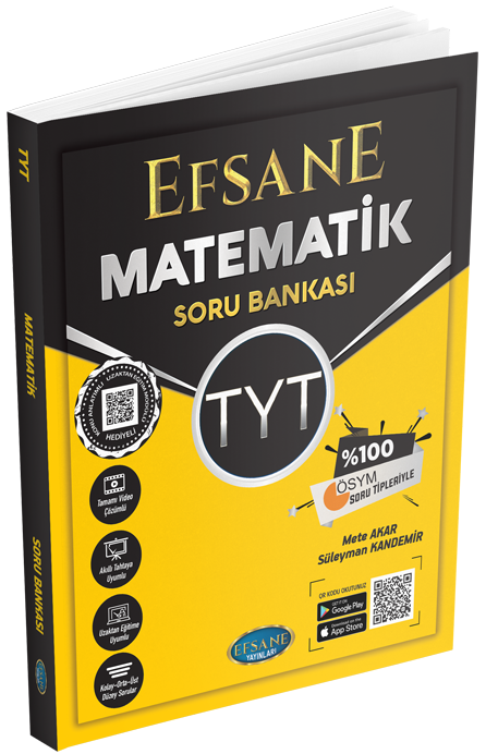 Efsane YKS TYT Matematik Efsane Soru Bankası Efsane Yayınları