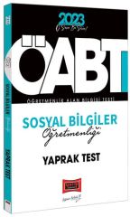 Yargı 2023 ÖABT Sosyal Bilgiler Öğretmenliği Yaprak Test Yargı Yayınları