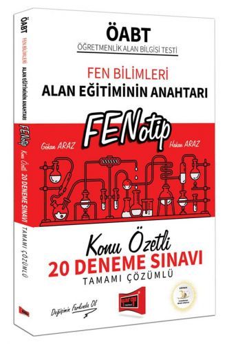 Yargı 2019 ÖABT Fen Bilimleri FENOTİP Konu Özetli 20 Deneme Çözümlü Yargı Yayınları