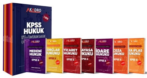 A Kadro KPSS A Grubu Hukuk Konu Anlatımlı Modüler Set 9. Baskı A Kadro Yayınları