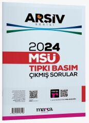 Marka 2024 MSÜ Çıkmış Sorular Tıpkı Basım Çözümlü Arşiv Serisi Marka Yayınları