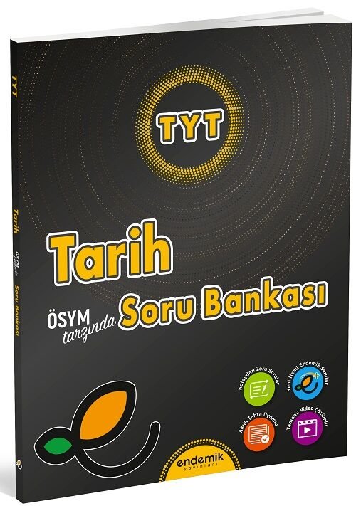 Endemik YKS TYT Tarih Soru Bankası Endemik Yayınları