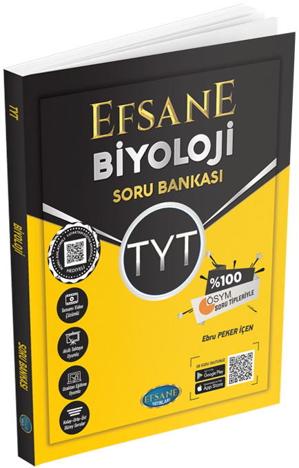 Efsane YKS TYT Biyoloji Efsane Soru Bankası Efsane Yayınları