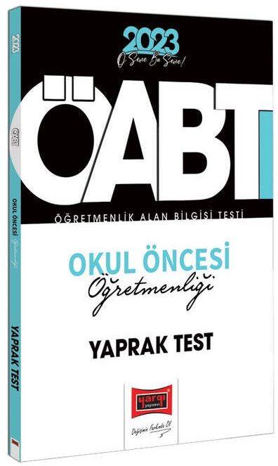 Yargı 2023 ÖABT Okul Öncesi Öğretmenliği Yaprak Test Yargı Yayınları