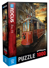 1000 Parça Puzzle - İstiklal Street İstiklal Caddesi Blue Focus Games