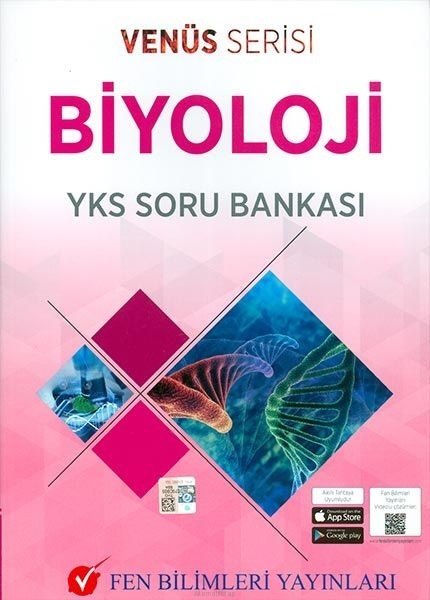 Fen Bilimleri YKS TYT AYT Biyoloji Soru Bankası Venüs Serisi Fen Bilimleri Yayınları