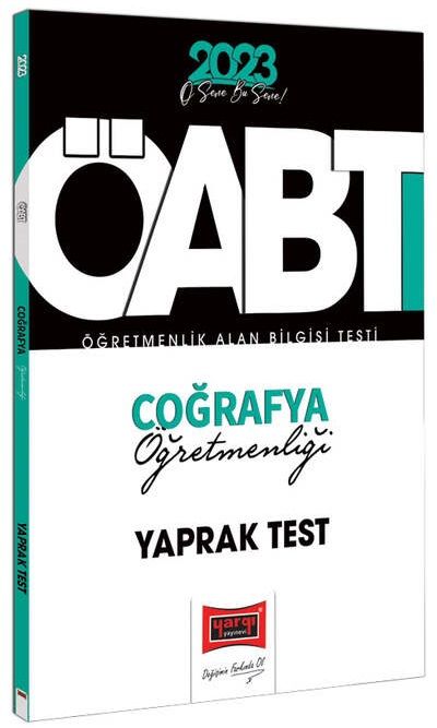 Yargı 2023 ÖABT Coğrafya Öğretmenliği Yaprak Test Yargı Yayınları