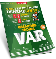 Arı Yayınları 6. Sınıf Fen Bilimleri VAR 16 Deneme Arı Yayınları