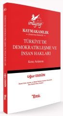 Temsil Kaymakamlık İMTİYAZ İnsan Hakları ve Demokratikleşme Konu Anlatımı - Uğur Esgün Temsil Yayınları