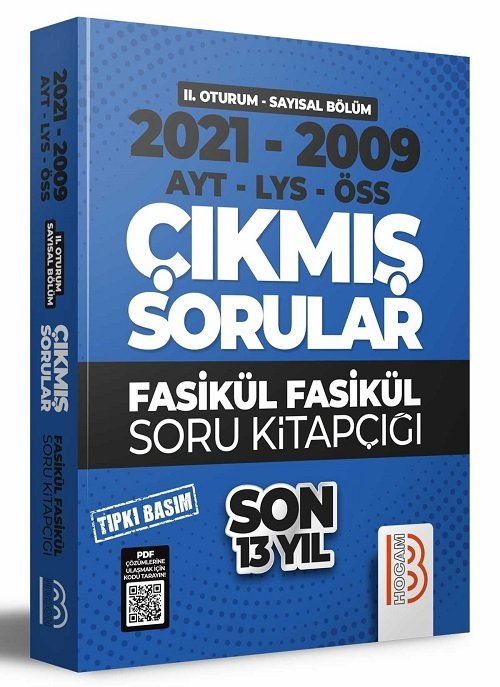 SÜPER FİYAT - Benim Hocam YKS AYT Sayısal Son 13 Yıl Çıkmış Sorular 2021-2009 Benim Hocam Yayınları