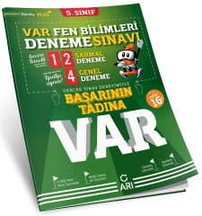 Arı Yayınları 5. Sınıf Fen Bilimleri VAR 16 Deneme Arı Yayınları