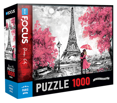 1000 Parça Puzzle - Paris Blue Focus Games