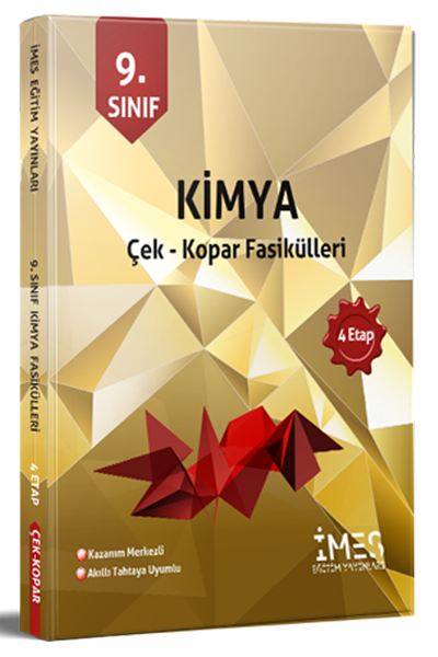 İMES Eğitim 9. Sınıf Kimya Çek Kopar Fasikülleri 4 Etap İMES Eğitim Yayınları