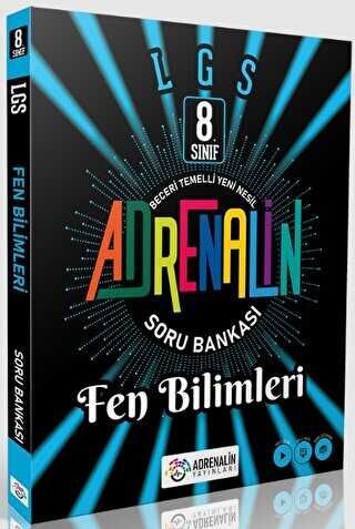 Adrenalin 8. Sınıf LGS Fen Bilimleri Soru Bankası Adrenalin Yayınları