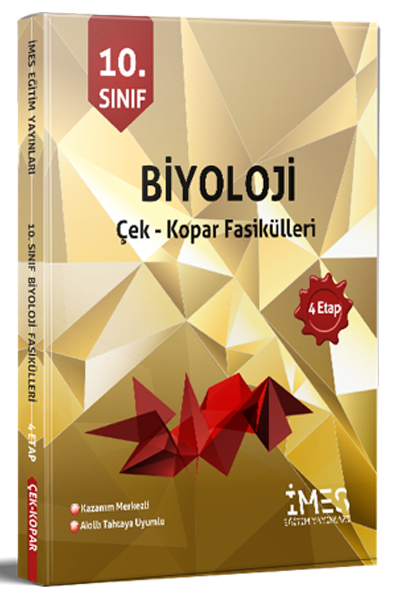 İMES Eğitim 10. Sınıf Biyoloji Çek Kopar Fasikülleri 4 Etap İMES Eğitim Yayınları