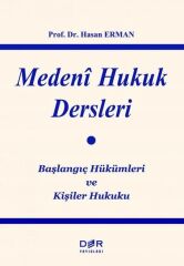 Der Yayınları Medeni Hukuk Dersleri 9. Baskı - Hasan Erman Der Yayınları