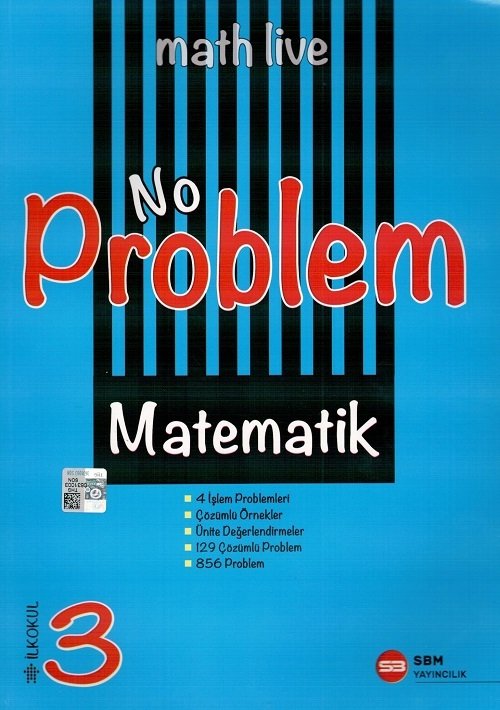 SÜPER FİYAT - SBM Yayınları 3. Sınıf Matematik Math Live No Problem Soru Bankası SBM Yayınları