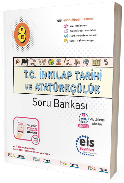 Eis Yayınları 8. Sınıf TC İnkılap Tarihi ve Atatürkçülük Soru Bankası Eis Yayınları