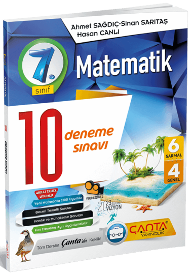 Çanta 7. Sınıf Matematik 10 Deneme Çanta Yayınları