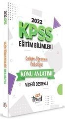 Yeni Trend 2022 KPSS Eğitim Bilimleri Gelişim ve Öğrenme Psikolojisi Konu Anlatımı Yeni Trend Yayınları