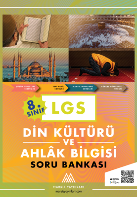 Marsis 8. Sınıf LGS Din Kültürü ve Ahlak Bilgisi Soru Bankası Marsis Yayınları