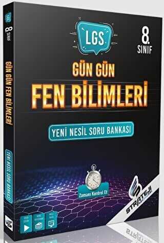 Strateji 8. Sınıf LGS Fen Bilimleri Gün Gün Problemler Soru Bankası Strateji Yayınları