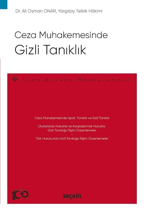 Seçkin Gizli Tanıklık - Ali Osman Onar Seçkin Yayınları