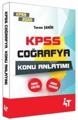 4T Yayınları 2020 KPSS Coğrafya Konu Anlatımı Turan Şahin 4T Yayınları