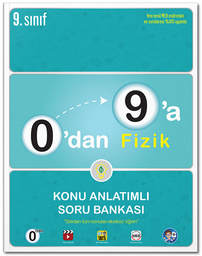 Tonguç 9. Sınıf 0 dan 9 a Fizik Konu Anlatımlı Soru Bankası Tonguç Akademi