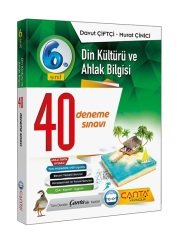 Çanta 6. Sınıf Din Kültürü ve Ahlak Bilgisi 40 Deneme Çanta Yayınları